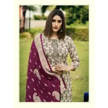 White Winter Pashmina Woolen Suits for Ladies 